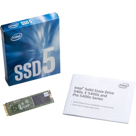 Intel Intel 540s 480 GB Solid State Drive - M.2 Internal - SATA (SATA/600) - 1 Pack SSDSCKKW480H6X1